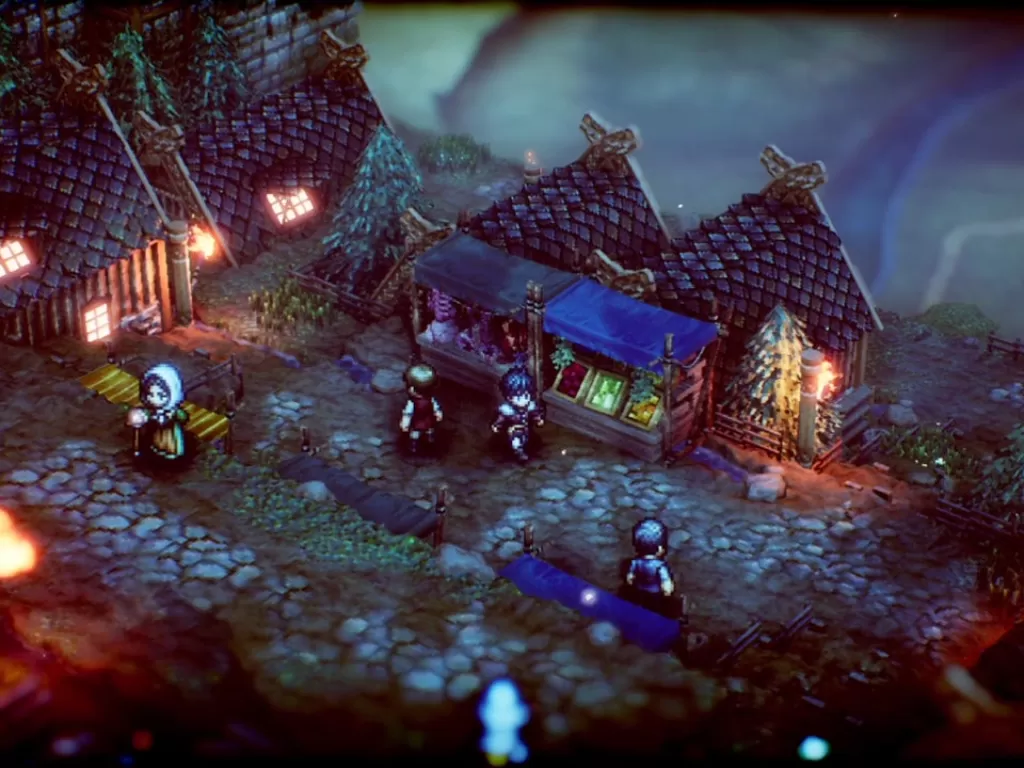 Tampilan gameplay dari Project Triangle Strategy (photo/Square Enix)