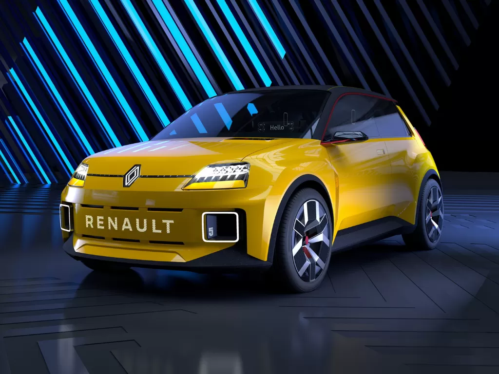 Tampilan prototipe Renault 5 versi modern. (photo/Dok.Carscoops)