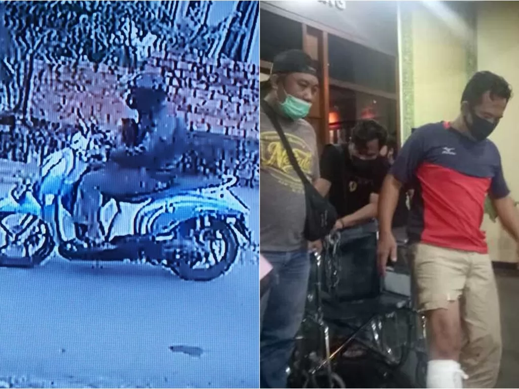 Aksi penculikan di Palembang yang viral di medsos (Istimewa)
