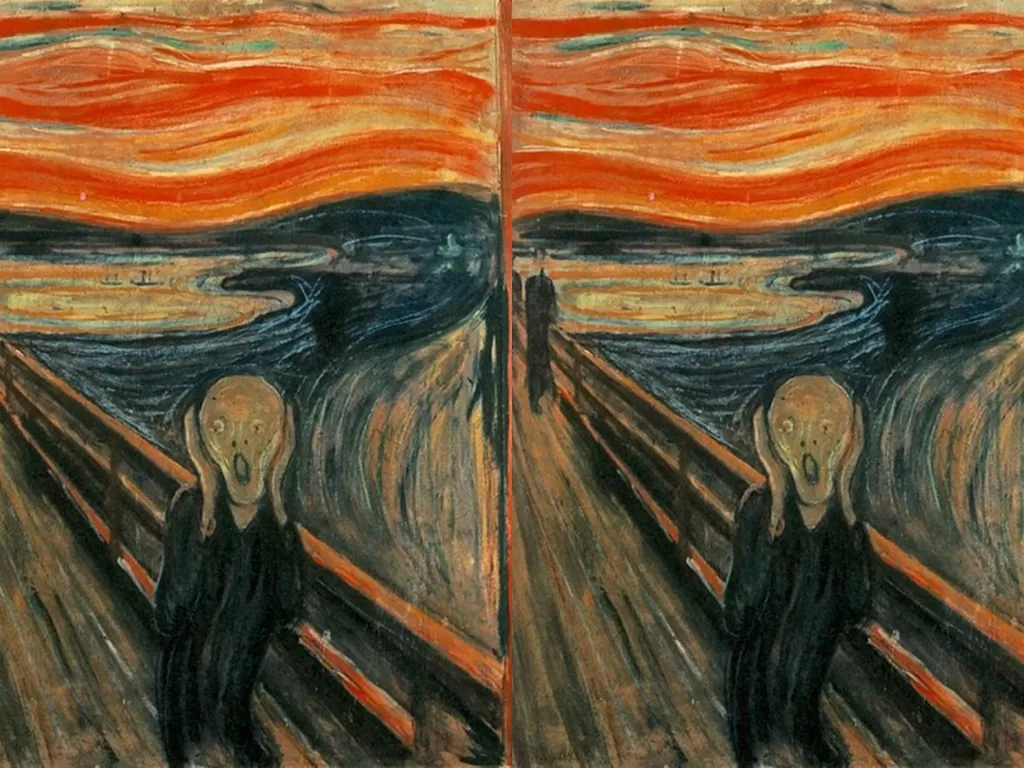 Lukisan The Scream. (photo/Dok. Wikipedia)