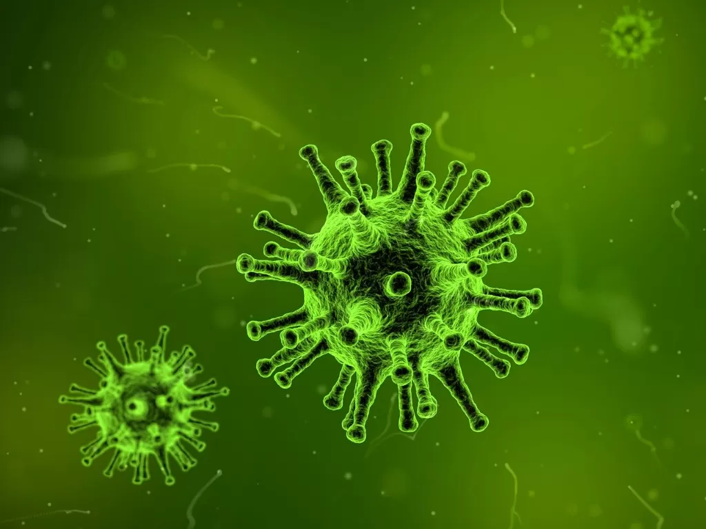 Ilustrasi virus HIV. (photo/Ilustrasi/Pixabay/qimono)