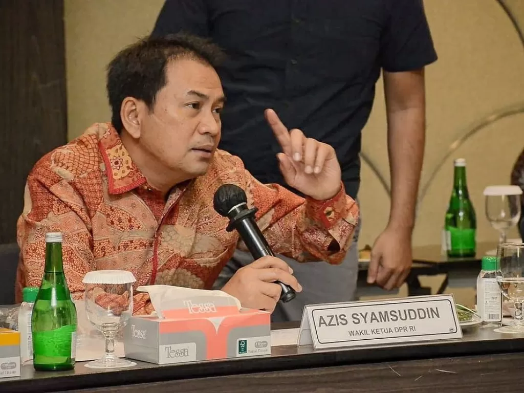 Wakil Ketua DPR, RI, Azis Syamsuddin. (photo/Instagram/@azissyamsuddin.korpolkam)