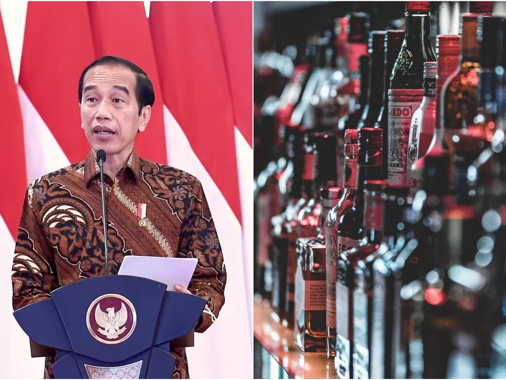NasDem dukung Perpres Jokowi soal izin investasi minuman keras. (photo/Instagram/@jokowi/Ilustrasi/Pexels/Clam Lo)