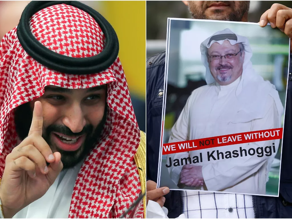 Pangeran Muhammad bin Salman diduga ikut terlibat pembunuhan Jamal Khashoggi. (photo/REUTERS/Sergio Moraes/Osman Orsal)