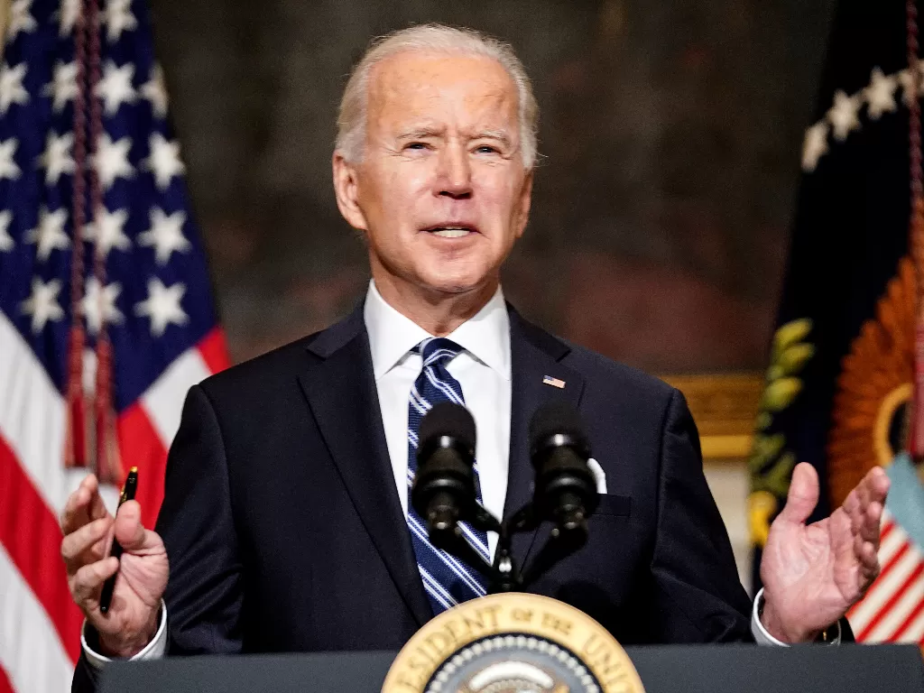 Presiden Amerika Serikat Joe Biden. (Iphoto/REUTERS/Kevin Lamarque)
