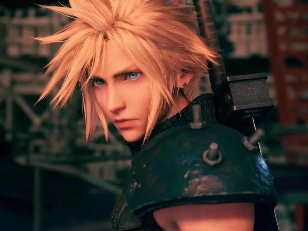 Karakter Cloud dari game Final Fantasy VII Remake (photo/Square Enix)