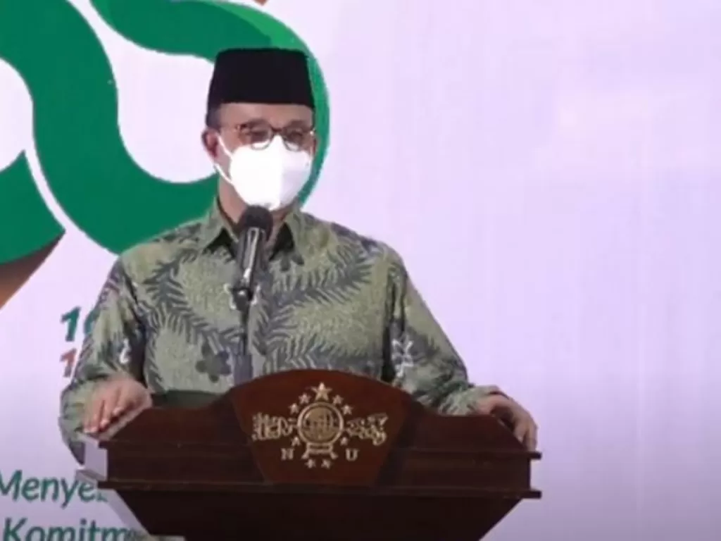 Gubernur DKI Jakarta Anies Baswedan. (YouTube NU Channel)