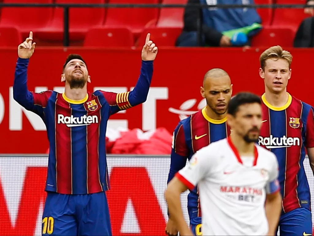 Sevilla vs FC Barcelona. (Foto: REUTERS/Marcelo Del Pozo)