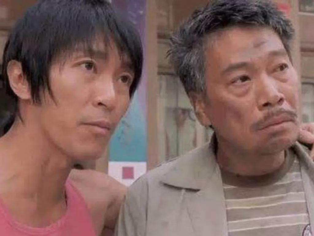 Potret Stephen Chow dan Ng Man Tat dalam film. (Photo/Dok.Istimewa) 