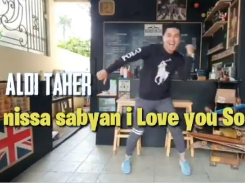 Aldi Taher bikin video klip Nissa Sabyan  I Love U So Much. (Twitter)