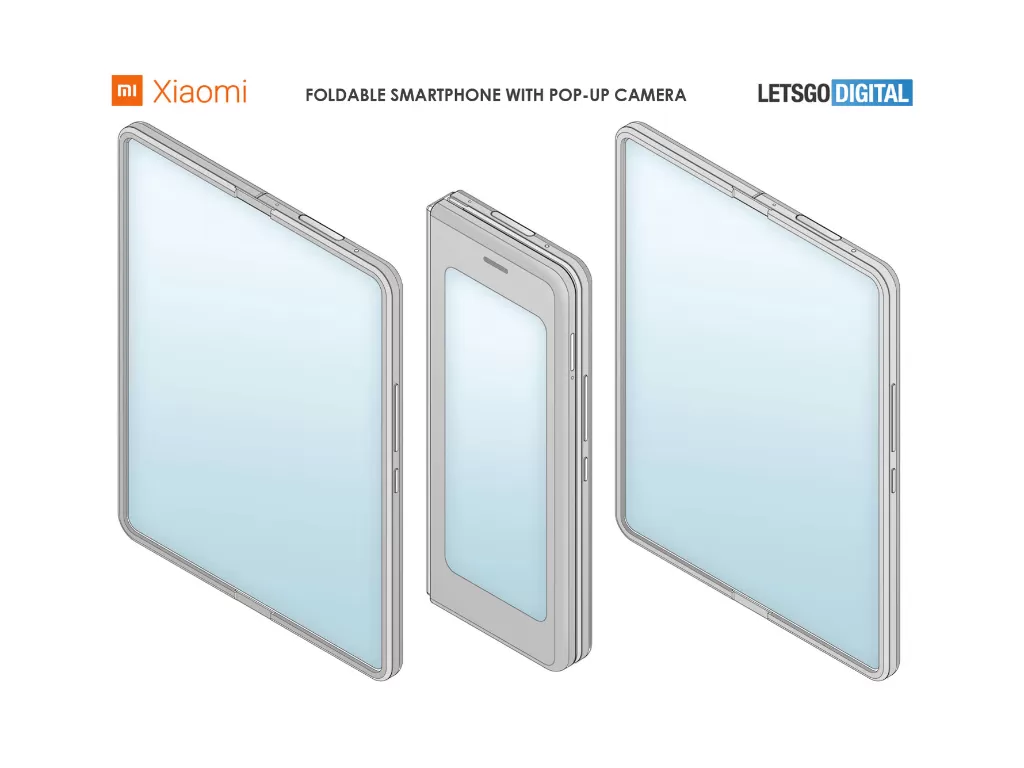 Bocoran konsep paten smartphone lipat buatan Xiaomi (photo/LetsGoDigital)