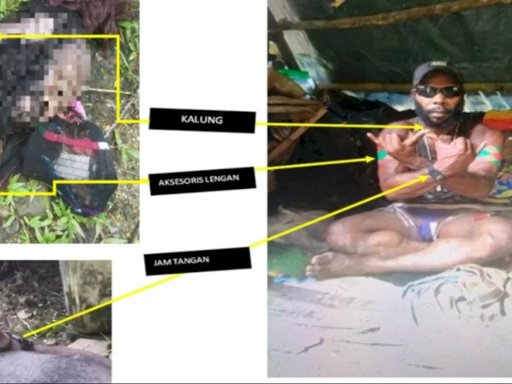 Penembak KKB yang tewas bernama Ferry Ellas. (Dok Humas Polda Papua)