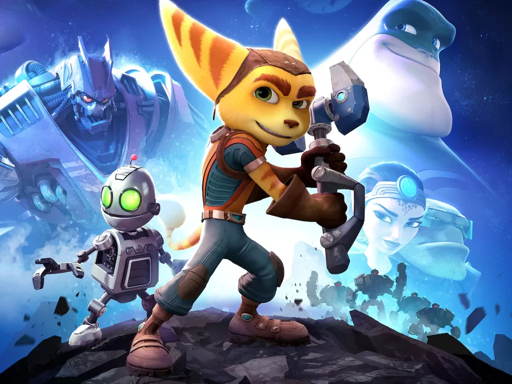 Tampilan game Ratchet & Clank PS4 buatan Insomniac Games (photo/Sony Interactive Entertainment)
