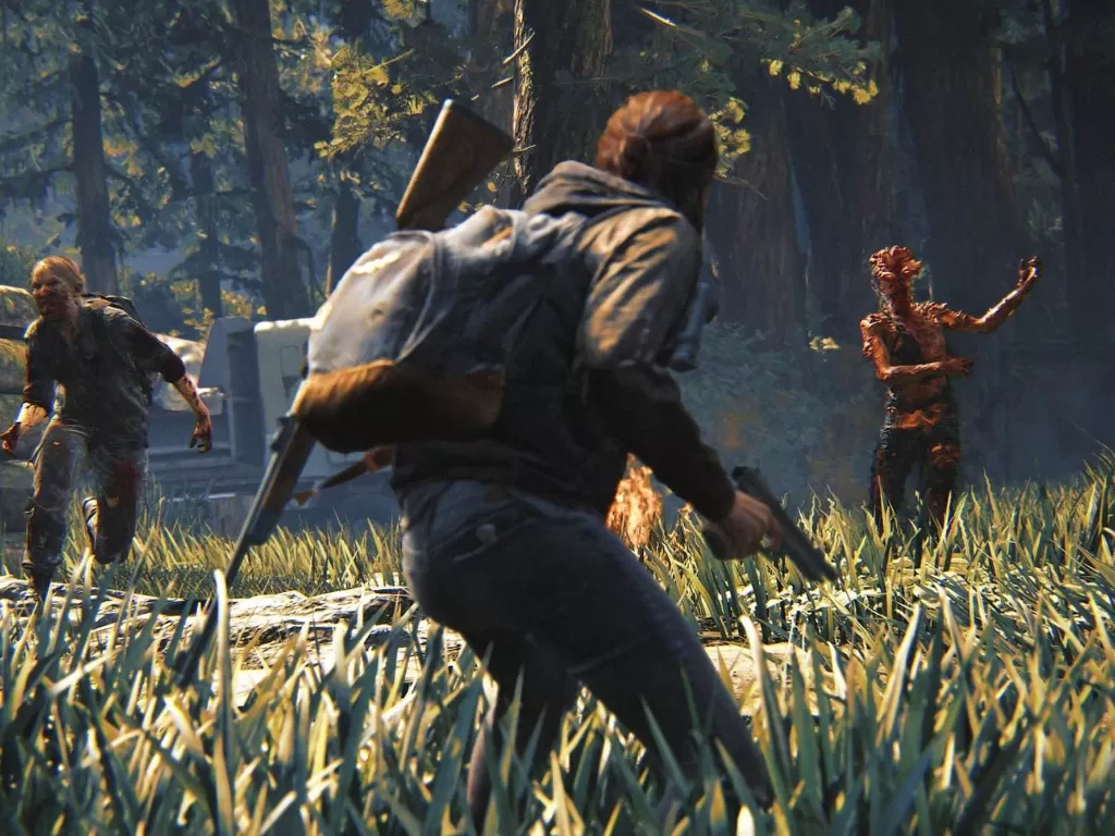 Tampilan gameplay dari game The Last of Us Part II di PS4 (photo/Naughty Dog)