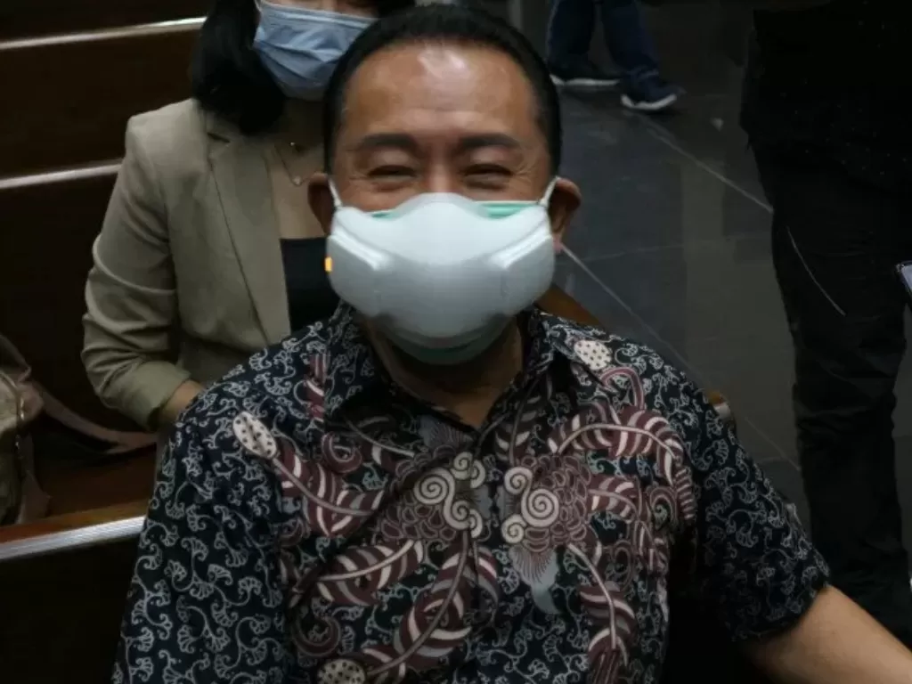 Djoko Tjandra menunggu sidang pembacaan dakwaan dimulai di Pengadilan Tindak Pidana Korupsi (Tipikor) Jakarta (Antara)