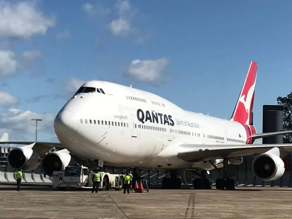 Pesawat Qantas Airways. (photo/Instagram/@qantas)