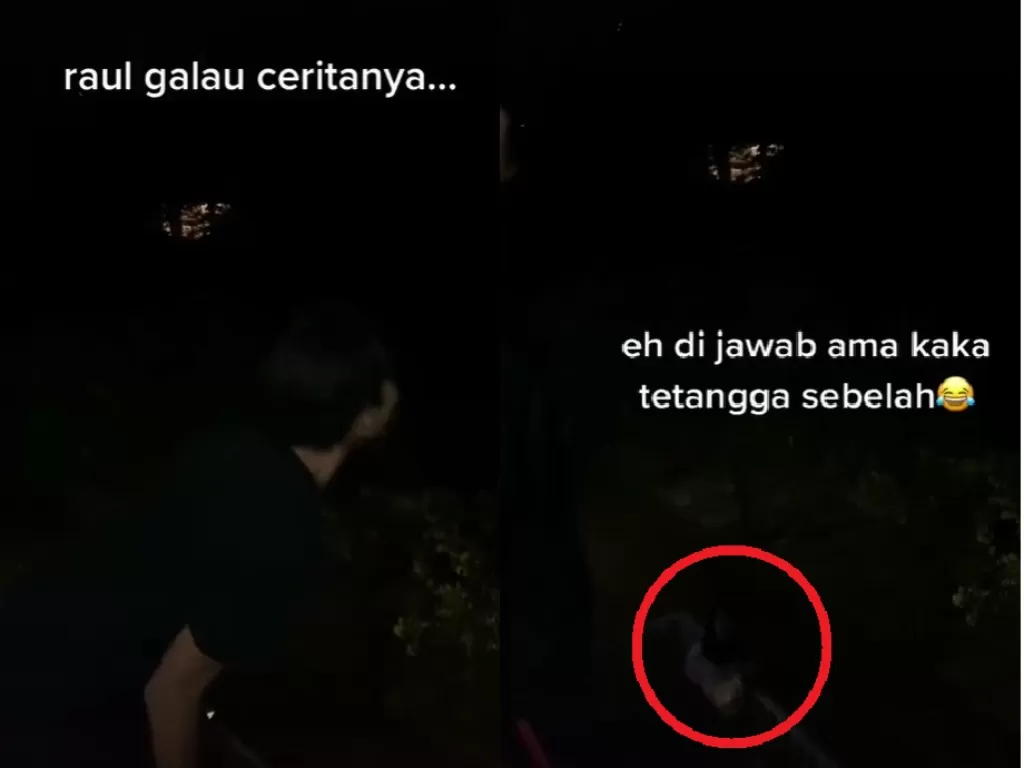 Video seorang pemuda ungkapkan rasa sayang di tengah malam. (TikTok/@ejakkedua).