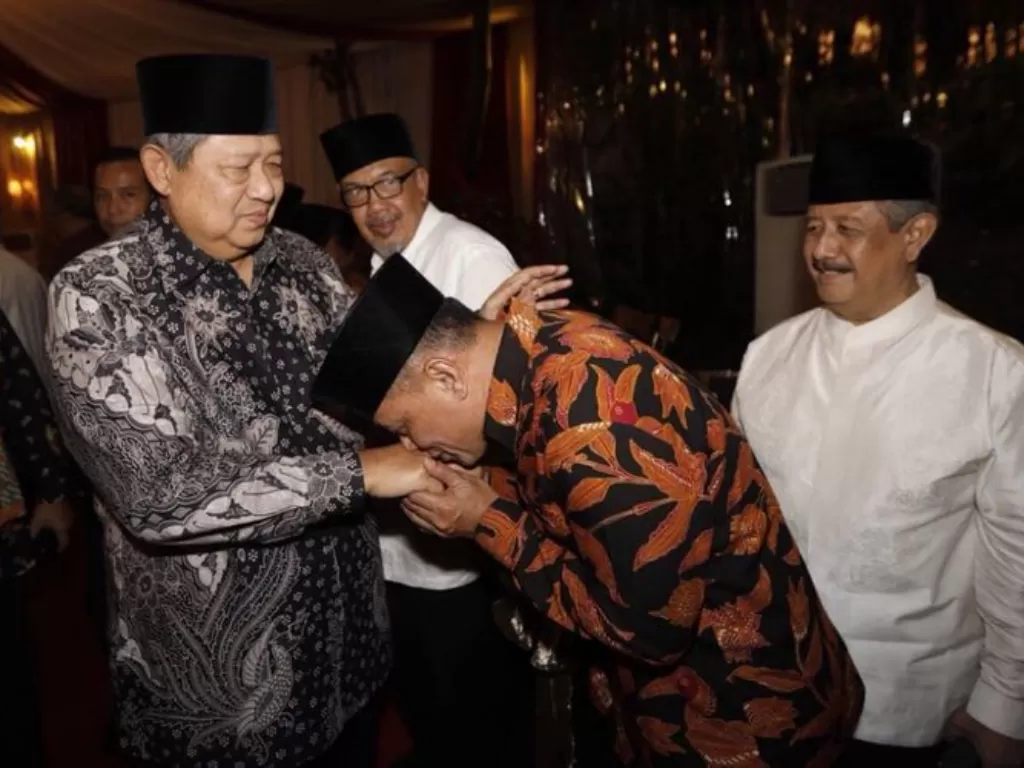 Kemesraan SBY dan Gatot Nurmantyo. (photo/Istimewa)