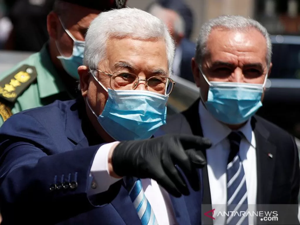 Presiden Palestina Mahmoud Abbas. (photo/ANTARA/REUTERS/Mohamad Torokman)