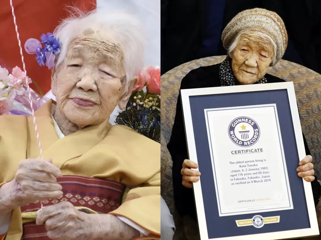 Wanita tertua di Jepang ini akan bawa obor olimpiade. (Photo/REUTERS)