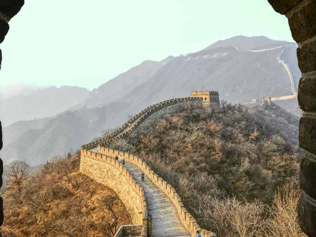 Potret Tembok Besar China. (Unsplash/@robertnyman)