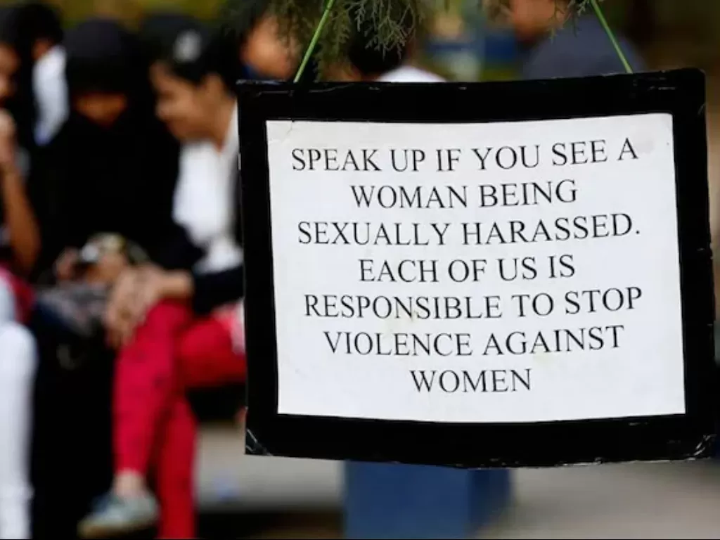 Ilustrasi kekerasan seksual pada wanita (Reuters)