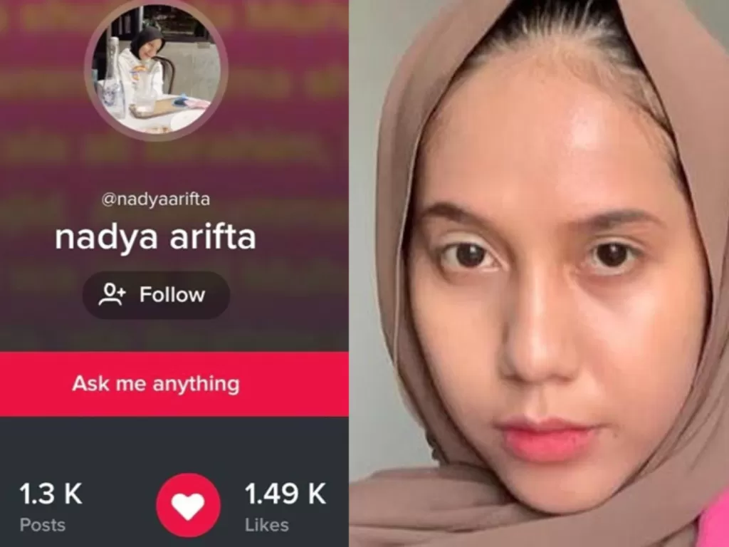 Nadya Arifta, pacar baru Kaesang Pangarep. (Instagram)