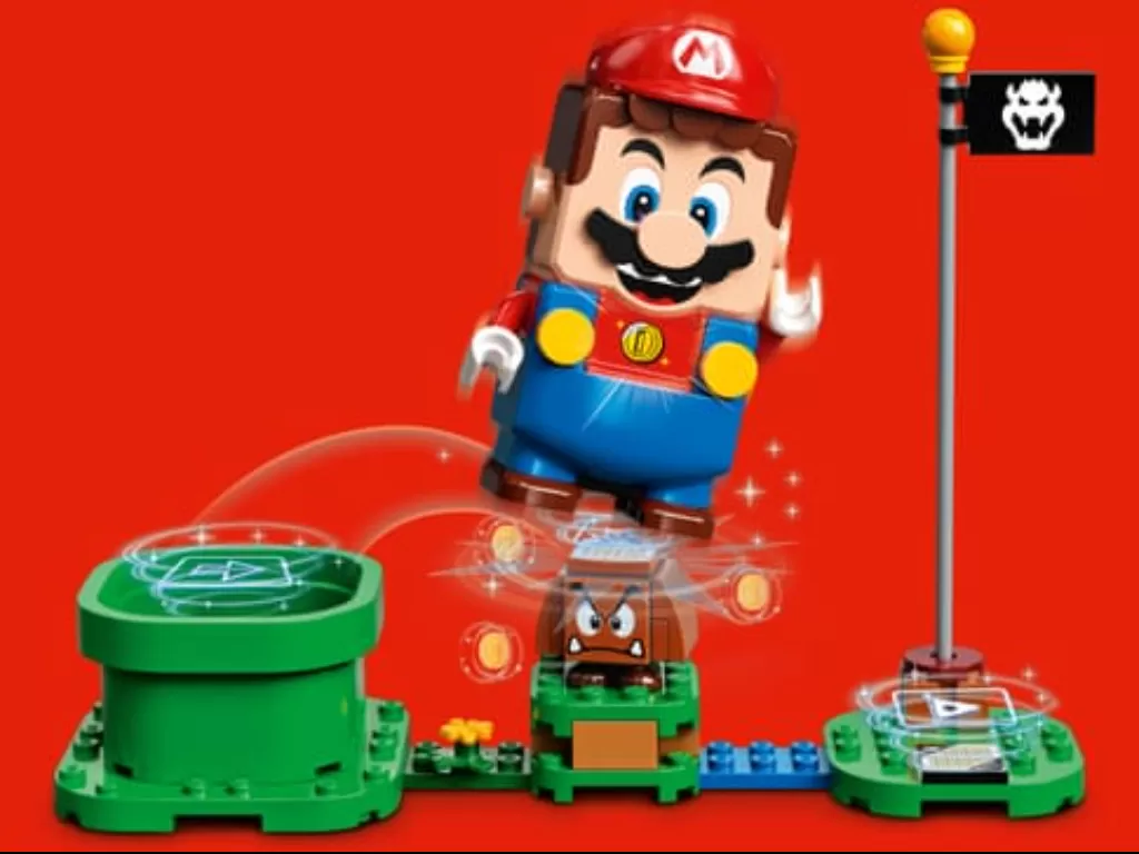 Tampilan Lego dari Super Mario. (photo/Dok. Lego via Nintendo)