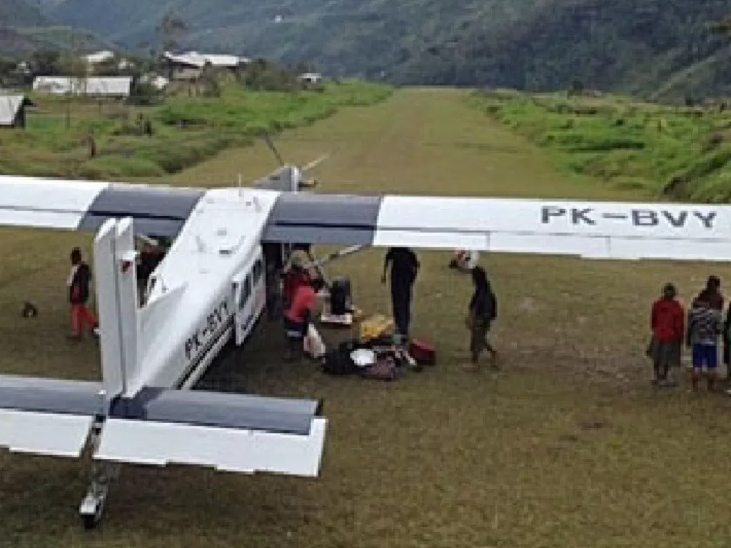 Pesawat milik Susi Air yang melayani pedalaman Papua. (ANTARA/HO).