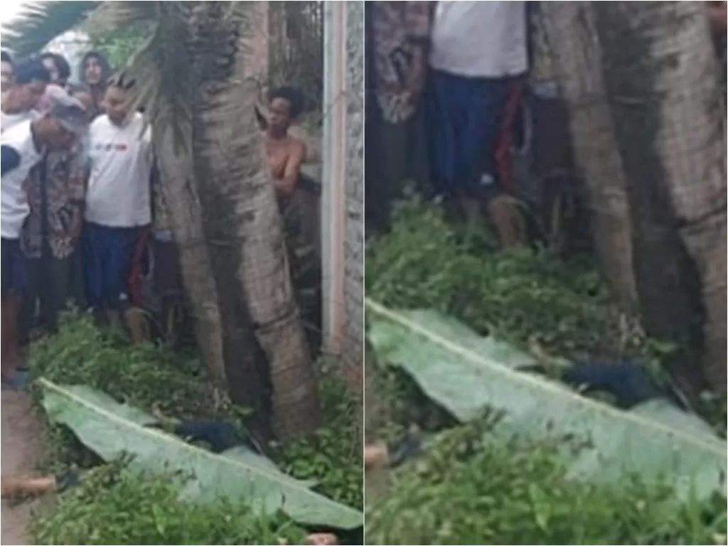 Penemuan mayat wanita di semak-semak pinggir jalan Kampung Buher (Instagram/saiful_ulum99)