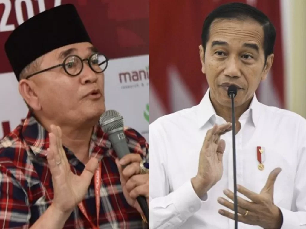 Kolase foto Ruhut Sitompul dan Presiden Jokowi (Antaranews)