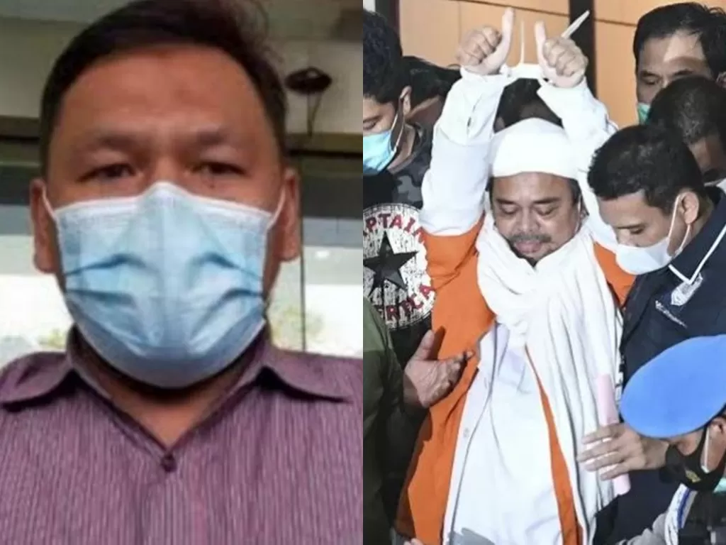 Kolase foto Dirut RS UMMI Bogor Andi Tatat dan Habib Rizieq Shihab (Antaranews)
