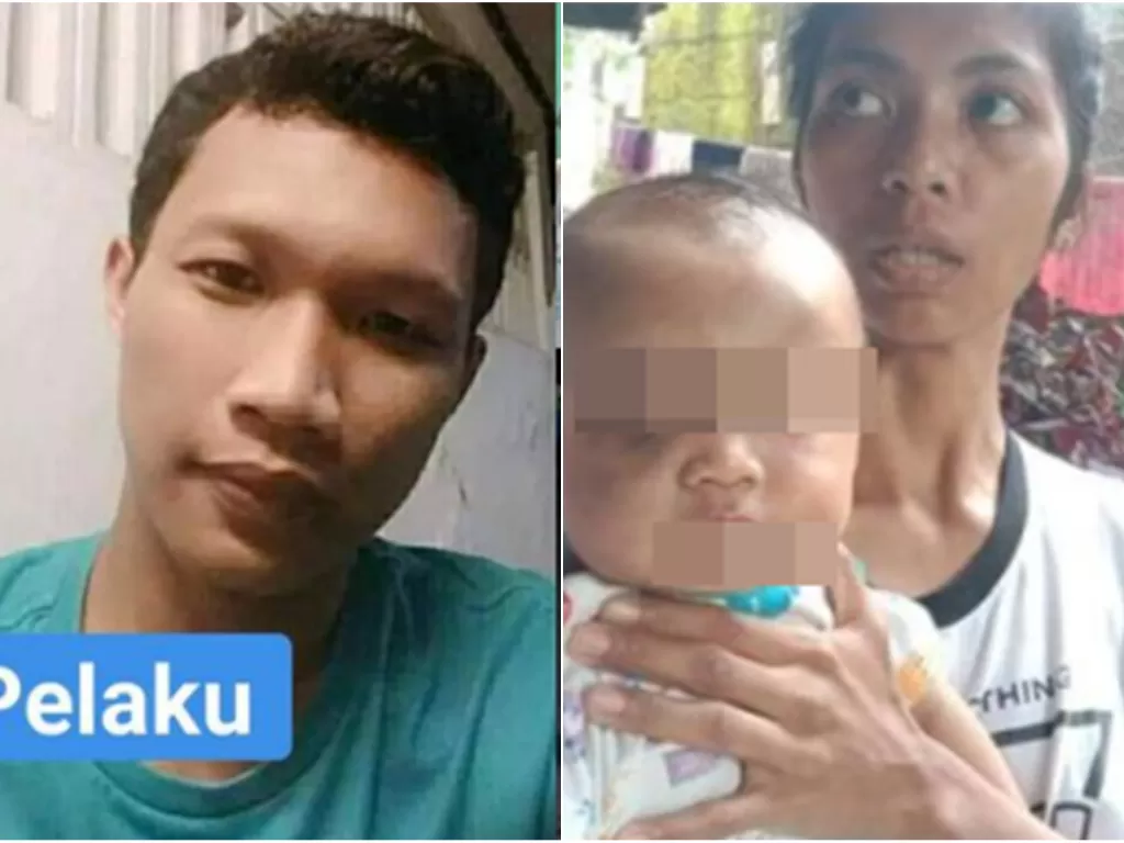 Eko Prasetio (28 tahun), pria yang aniaya bayinya di Depok. (ist)