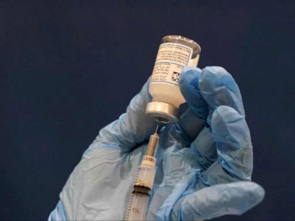 Ilustrasi vaksin virus corona (REUTERS/Kevin Lamarque)