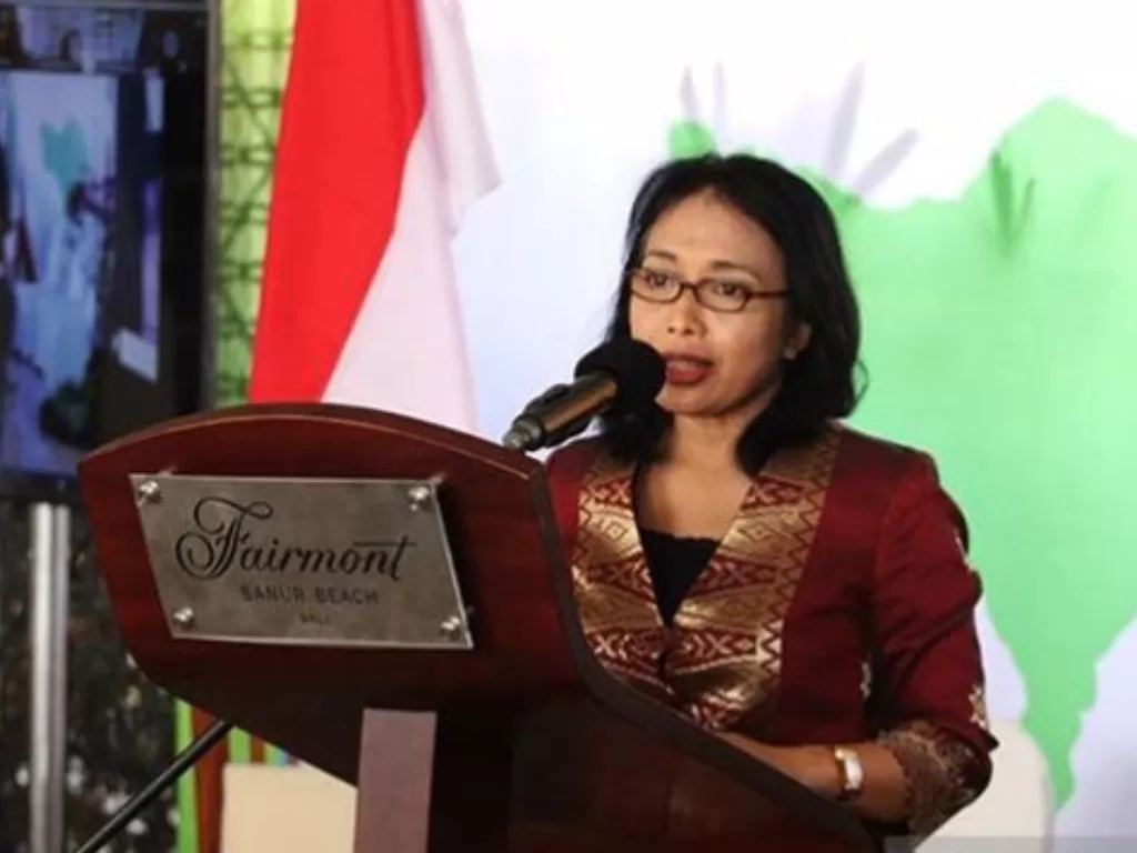 Menteri Pemberdayaan Perempuan dan Perlindungan Anak, Bintang Puspayoga. (ANTARA/HO-Humas Kementerian PPPA)