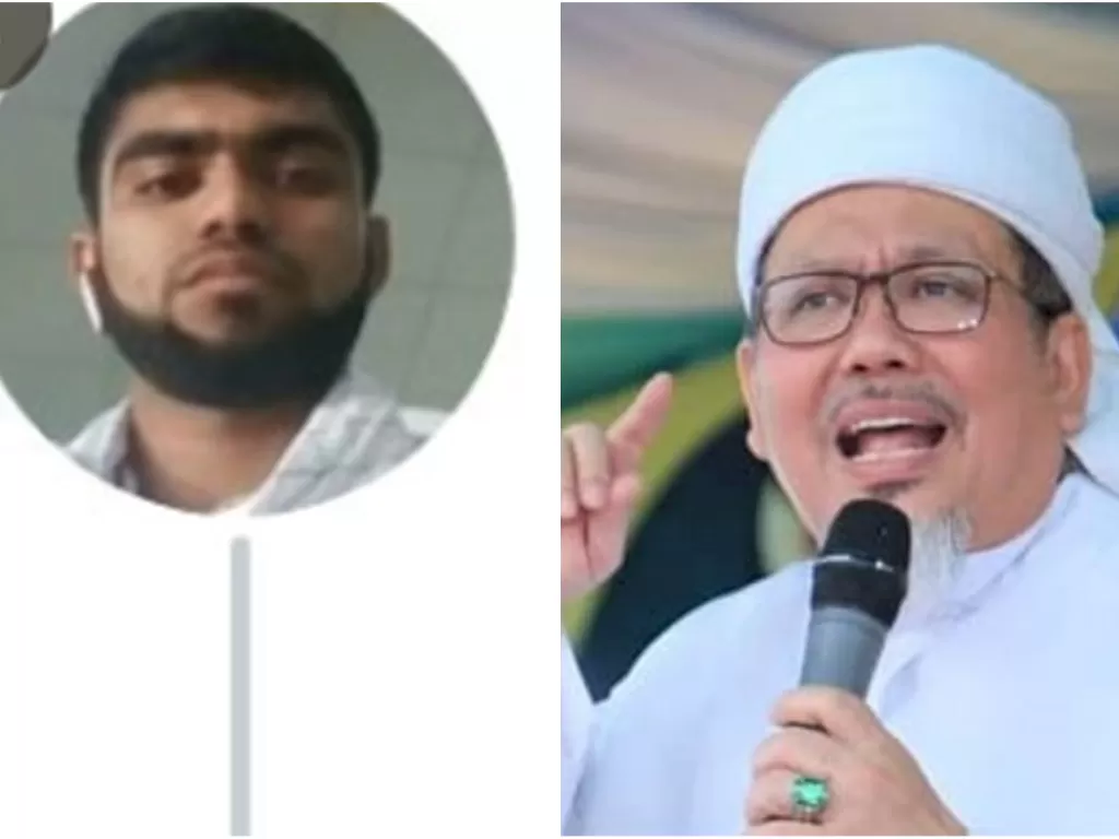 Kiri: Akun penghina Nabi Muhammad; kanan: Ustaz Tengku Zulkarnain. (Twitter)