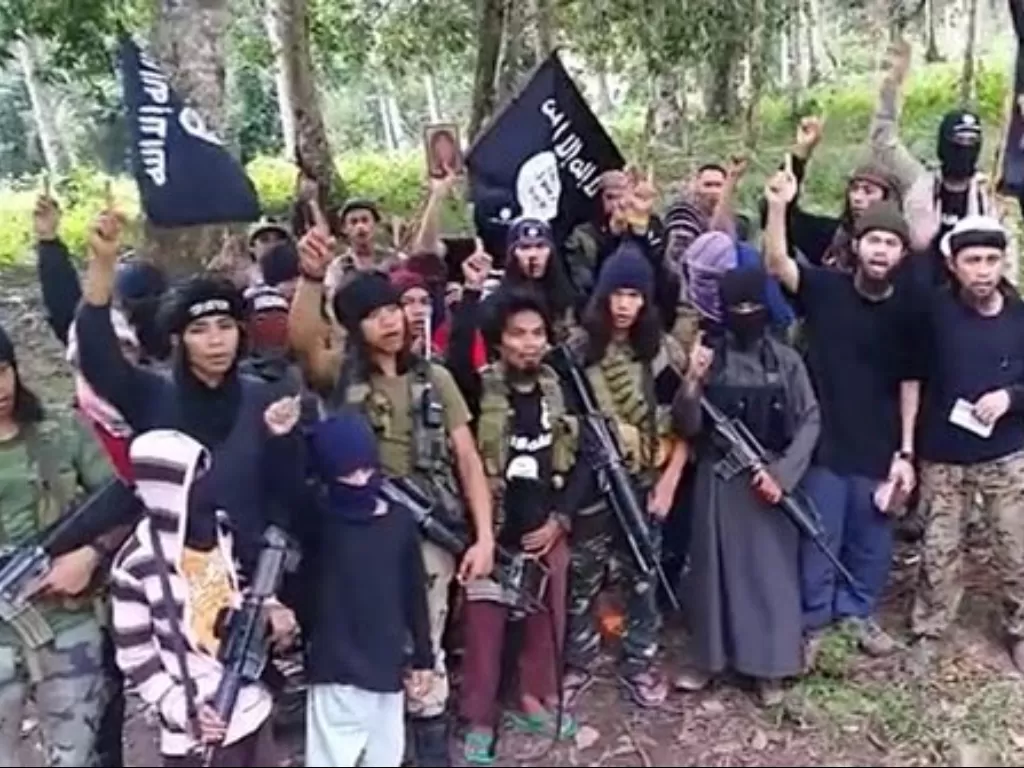 Anggota kelompok teroris Abu Sayaaf (Istimewa)