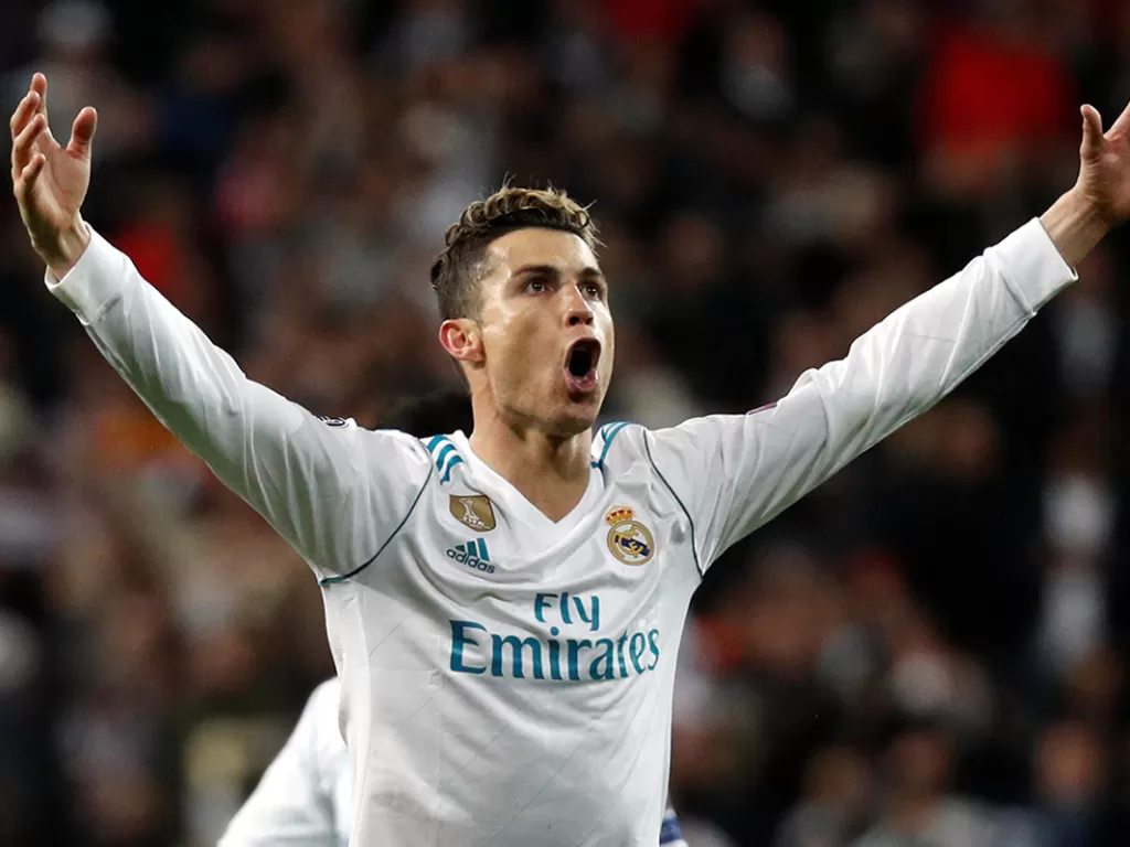 Cristiano Ronaldo saat di Real Madrid. (photo/REUTERS/Paul Hanna)