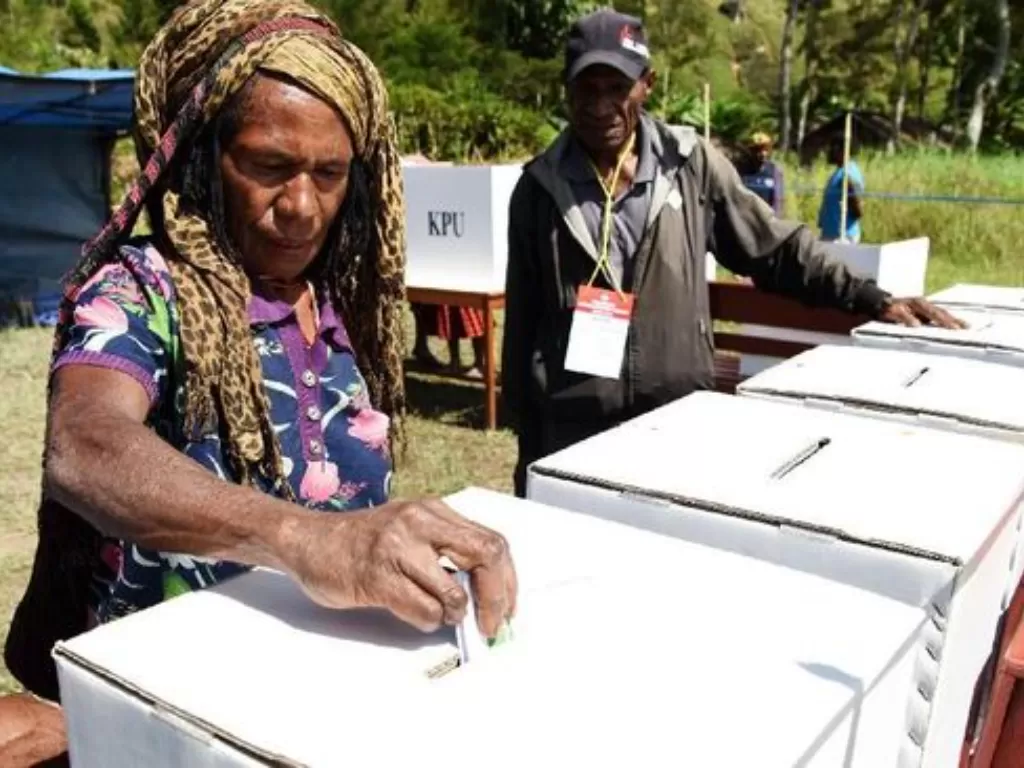 Pemilu Papua 2019. (ANTARA/Yusran Uccan)