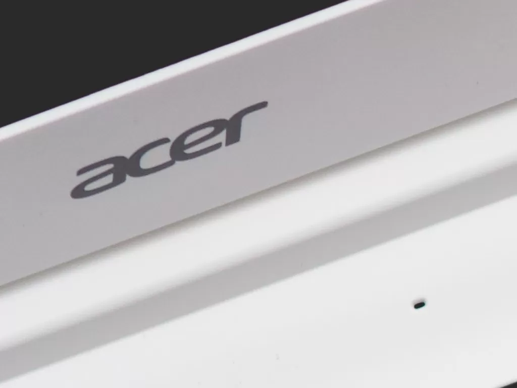Tampilan logo Acer pada laptop. (photo/Ilustrasi/Pexels/Kaboompics .com)
