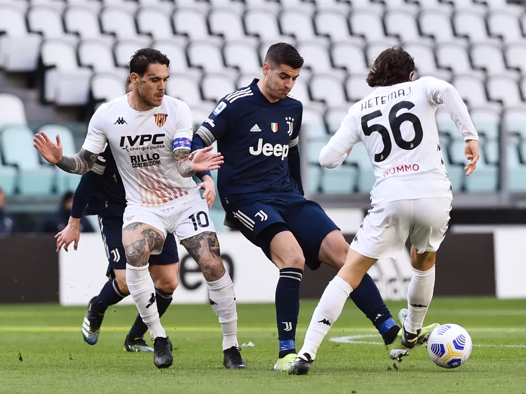 Juventus VS Benevento. (photo/REUTERS/Massimo Pinca)