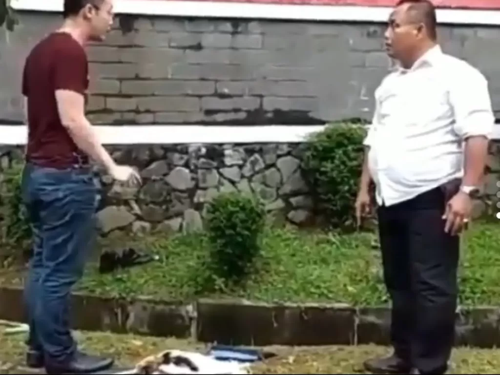 Tangkapan layar video viral pembunuhan kucing di BSD, Tangerang Selatan. (Instagram/wonderwowmen)