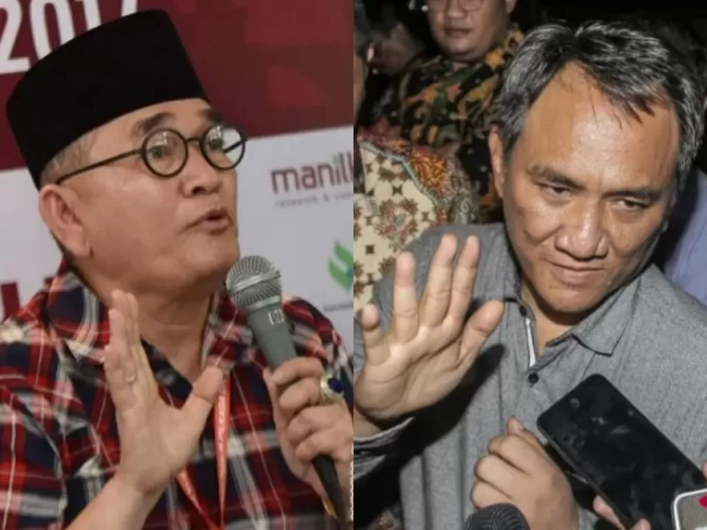 Kolase foto Ruhut Sitompul dan Andi Arief (Antaranews)