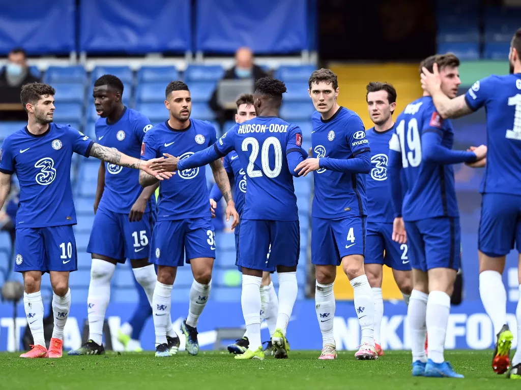 Chelsea hajar Sheffield United. (photo/REUTERS/Toby Melville)