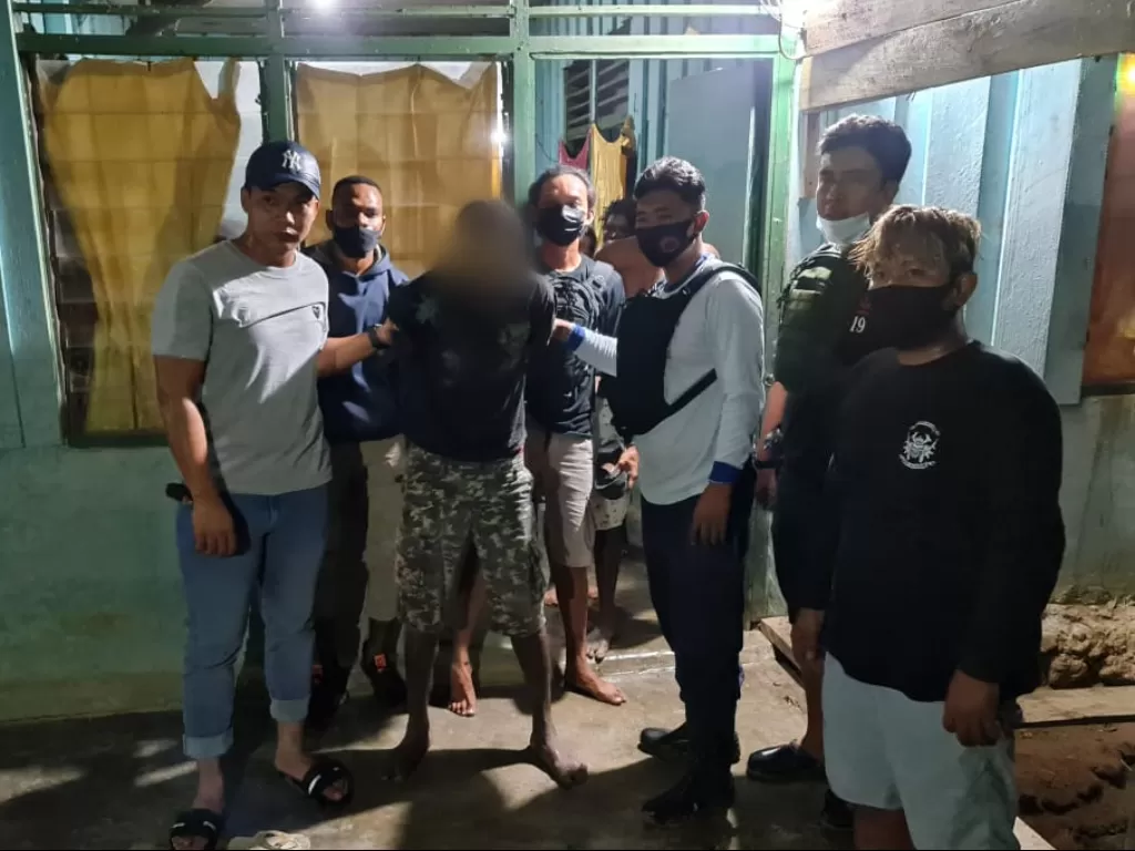  Satu tersangka kabur dari Polres Keerom Papua yang kembali berhasil ditangkap. (Dok. Humas Polda Papua)