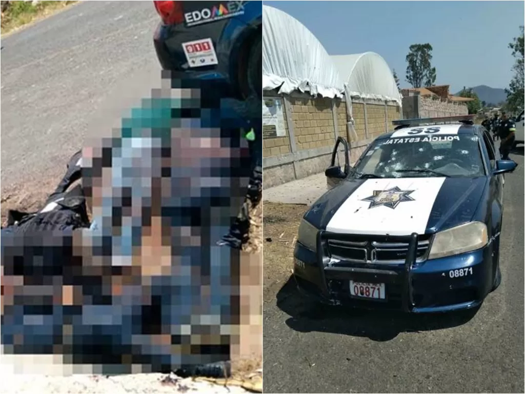 13 polisi tewas usai baku tembak dengan kelompok kejahatan di Meksiko (Twitter/@DEMOLER_)
