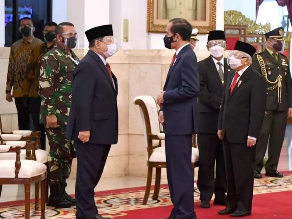 Prabowo Subianto dan Presiden Jokowi (Instagram/prabowo)