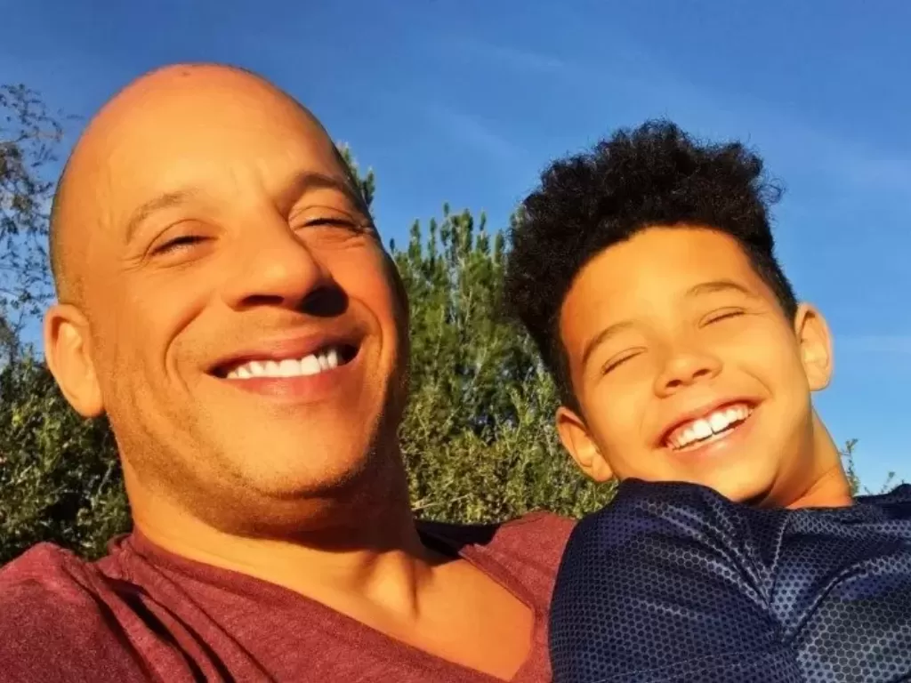 Vin Diesel dan anaknya Vincent Sinclair (Istimewa)