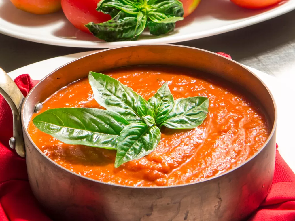Ilustrasi sup tomat ala Italia (Gastronusa)