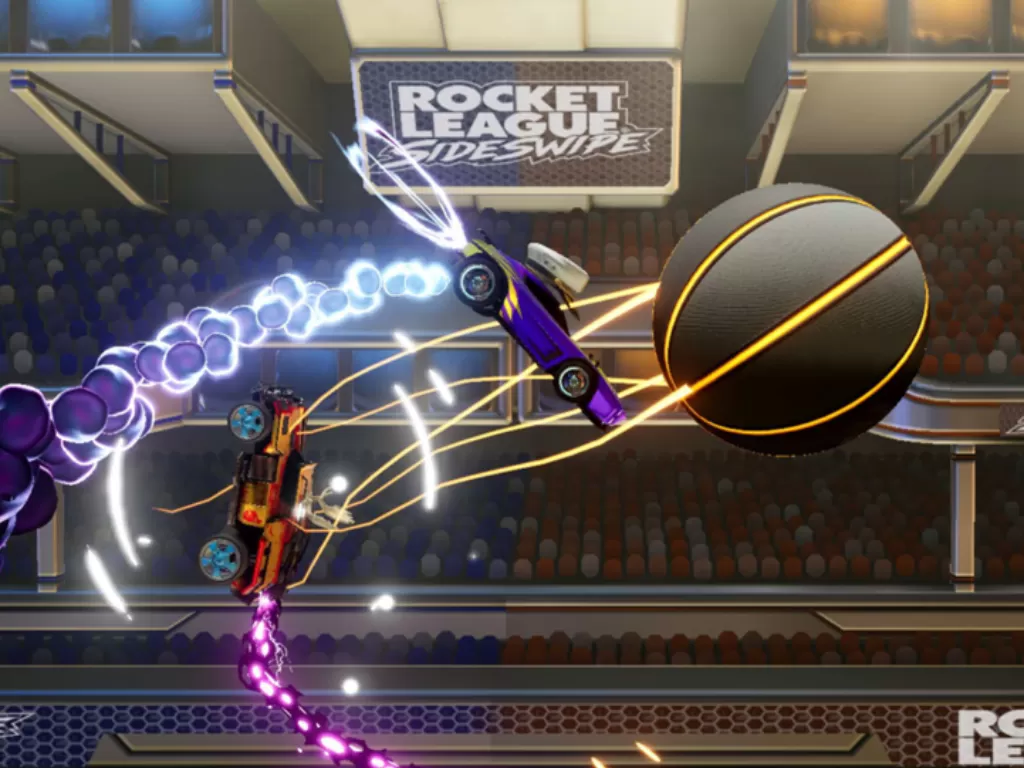 Tampilan gameplay dari Rocket League Sideswipe di platform mobile (photo/Psyonix)